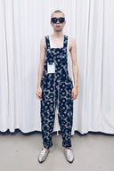 Patchwork Denim Overalls