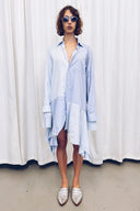 RE:BUILT Button Down Asymmetric Dress