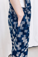 Patchwork Denim Overalls