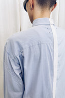 RE:BUILT Button Down Asymmetric Dress