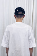 Ball & Chain Hat - Black w/ Pearls