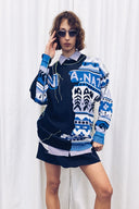 Collegiate Fair Isle Cotton Sweater