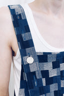 Patchwork Denim Overalls