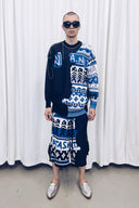 Collegiate Fair Isle Cotton Sweater