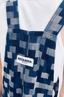 Patchwork Denim Overalls