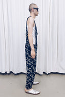 Patchwork Denim Overalls