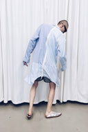 RE:BUILT Button Down Asymmetric Dress
