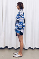 Collegiate Fair Isle Cotton Sweater