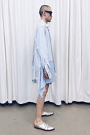 RE:BUILT Button Down Asymmetric Dress