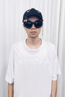 Ball & Chain Hat - Black w/ Pearls