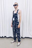 Patchwork Denim Overalls