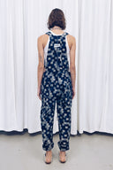 Patchwork Denim Overalls