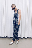 Patchwork Denim Overalls