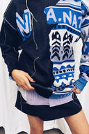 Collegiate Fair Isle Cotton Sweater