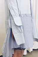 RE:BUILT Button Down Asymmetric Dress