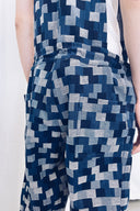 Patchwork Denim Overalls