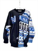 Collegiate Fair Isle Cotton Sweater