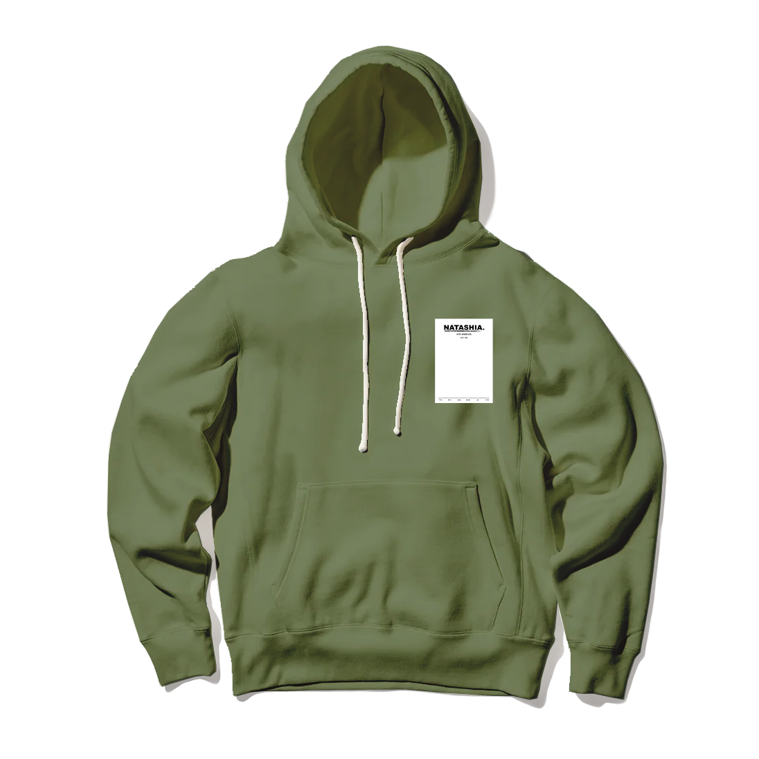 Hand Dyed Hoodie - Olive Green