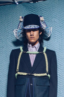 Samurai Bucket Hat - Porcelain Print