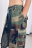 RE:BUILT Camo Wide Leg Cargo Pant