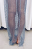 Chainmail Maxi Crystal Dress w/ Shabori Rope Harness