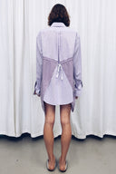 RE:BUILT Button Down Corded Tunic - Purple