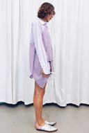 RE:BUILT Button Down Corded Tunic - Purple