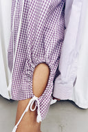 RE:BUILT Button Down Corded Tunic - Purple