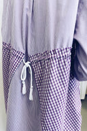 RE:BUILT Button Down Corded Tunic - Purple