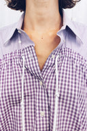 RE:BUILT Button Down Corded Tunic - Purple