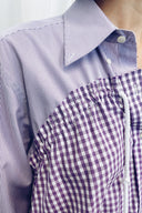 RE:BUILT Button Down Corded Tunic - Purple