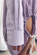 RE:BUILT Button Down Corded Tunic - Purple
