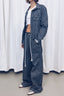 Ticker Stripe Indigo Denim Jacket