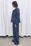 Ticker Stripe Indigo Denim Jacket