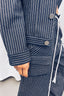 Ticker Stripe Indigo Denim Jacket