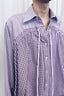 RE:BUILT Button Down Corded Tunic - Purple