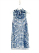 Porcelain Mesh Hooded Tunic