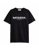NATASHIA. Logo Tee - Black