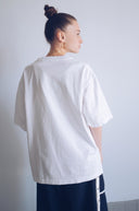 NATASHIA. Logo Tee - White