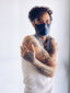 Face Mask - Blue Plaid