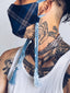 Face Mask - Blue Plaid