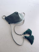 Face Mask - Green Corduroy